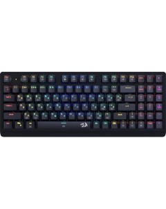 Клавиатура беспроводная Dragonwarrior RGB тонкая 87 клавиш Redragon