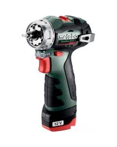 Дрель шуруповерт PowerMaxx BS BL Q T03490БП с 2 мя АКБ кейс Metabo