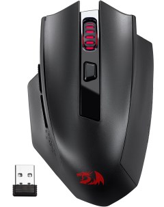 Мышь беспроводная игровая Redragon Woki 26000 DPI черная б.п легкая 71523