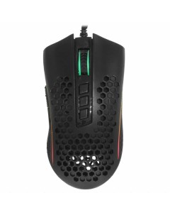 Мышь проводная игровая Redragon Storm RGB легкая черный 77854