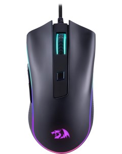 Мышь проводная игровая Redragon Cypher черн RGB 6 кн 72075