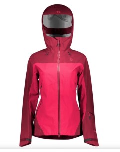 Куртка горнолыжная Jacket W s Explorair Pro Gtx 3L Mahogany Red Ruby Red Scott