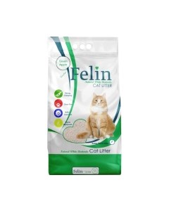 Наполнитель для туалета Бентонит комкующийся Green Apple Felin