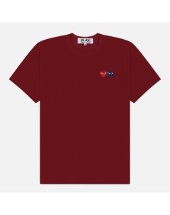 Мужская футболка Double Heart Emblem Comme des garçons play