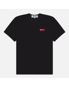 Мужская футболка Double Heart Emblem Comme des garçons play