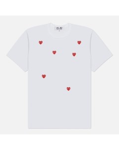 Мужская футболка Multi Heart Emblem Comme des garçons play