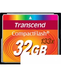 Карта памяти 133x CompactFlash 32 Гб TS32GCF133 Transcend