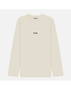 Женский лонгслив Micrologo Basic Crew Neck Msgm