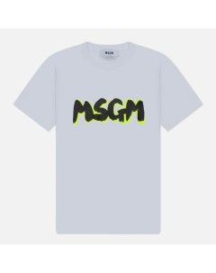 Женская футболка Logo Fluorescent Shade Msgm