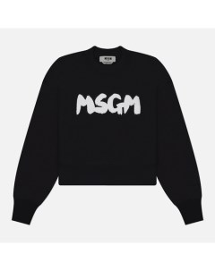 Женский лонгслив New Brushed Logo Msgm