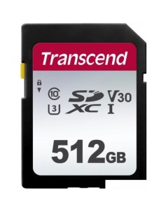 Карта памяти SDXC 300S 512GB Transcend