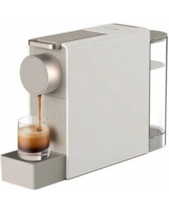 Капсульная кофеварка Capsule Coffee Machine Mini S1201 (с переходником на евровилку, золотистый) Scishare