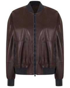 Куртка кожаная Brunello cucinelli