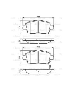 Тормозные колодки Bosch