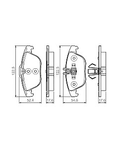 Тормозные колодки Bosch