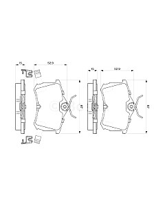 Тормозные колодки Bosch