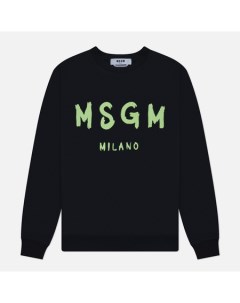 Мужская толстовка Brush Sroke Logo Print Msgm