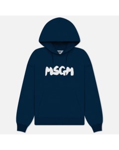 Мужская толстовка New Brush Stroke Logo Hoodie Msgm