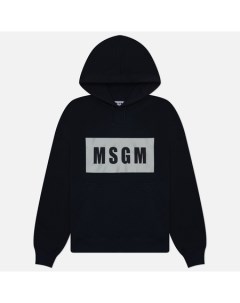 Мужская толстовка Box Macrologo Print Hoodie Msgm