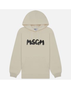 Женская толстовка New Brushed Logo Hoodie Msgm