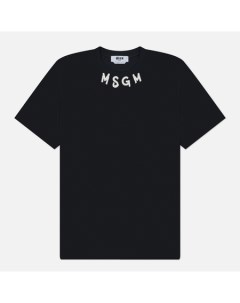 Мужская футболка Collar Brush Stroke Logo Msgm