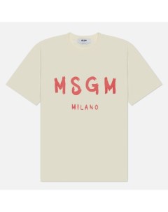 Мужская футболка Brush Stroke Logo Msgm