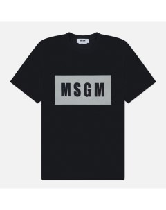 Мужская футболка Box Macrologo Print Msgm