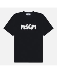 Мужская футболка New Brush Sroke Logo Msgm