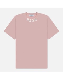 Мужская футболка Collar Brush Stroke Logo Msgm