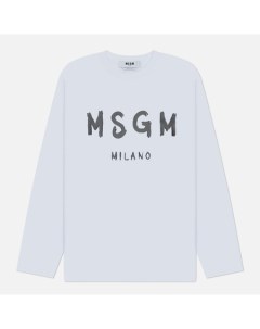 Мужской лонгслив  Milano Logo Msgm