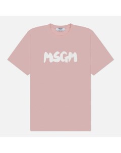 Мужская футболка New Brush Sroke Logo Msgm