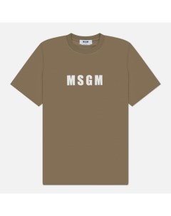 Мужская футболка Macrologo Print Msgm