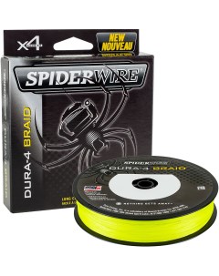 Леска плетеная SpiderWire Dura4 0.2мм 150м 17кг желтый Berkley fishing