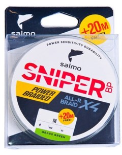 Леска плетеная Sniper BP ALL R Braid x4 Grass Green 120/015 4931-015 Salmo