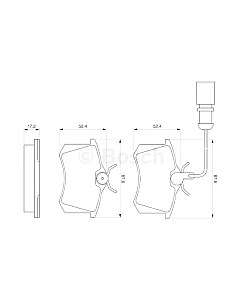 Тормозные колодки Bosch