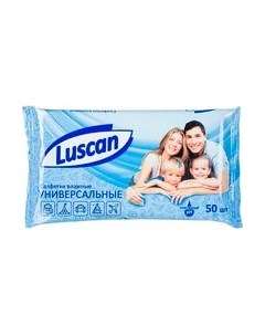 Влажные салфетки Luscan