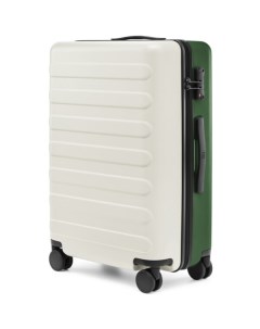 Чемодан Rhine Luggage 20" (белый/зеленый) Ninetygo