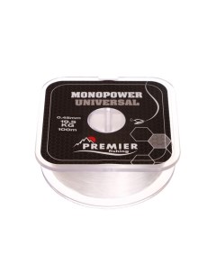 Леска Preмier fishing MONOPOWER Universal, диаметр 0.45 мм, тест 19.5 кг, 100 м, прозрачная Premier fishing