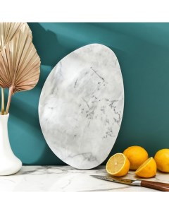 Блюдо для подачи Graystone, из мрамора, цвет серый Magistro