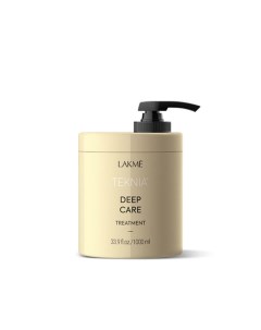 Маска для поврежденных волос Teknia Deep Care Treatment, восстановление, 1000 мл Lakme