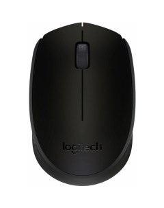 Мышь B170 черный оптическая 1000dpi беспроводная USB для ноутбука 2but Logitech