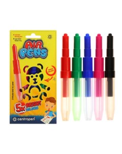 Фломастеры - блопены 5 цветов 1500/05 AirPens Bright Colours Centropen