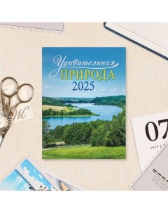 Календарь отрывной на магните Удивительная природа 2025 год 9 5 х 13 см Линия успеха