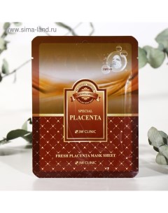 Тканевая маска для лица с экстрактом плаценты Fresh Placenta Mask Sheet, 23 г 3w clinic