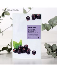 Тканевая маска для лица с экстрактом ягод асаи Joyful Time Essence Mask Acai Berry, 23 г Mizon