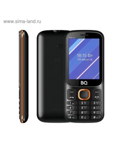 Сотовый телефон 2820 Step XL 2 8 32Мб microSD 1000mAh 2 sim чёрно оранжевый Bq