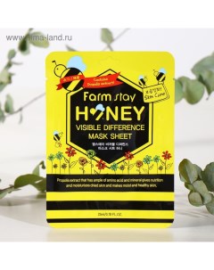 Восстанавливающая маска с прополисом Visible Difference Mask Sheet Honey, 23 мл Farmstay