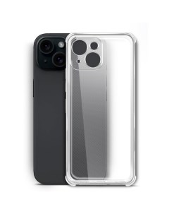 Чехол Bumper Case для iPhone 15 силиконовый прозрачный Borasco