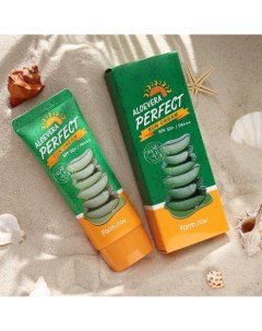 Солнцезащитный крем Aloe Vera Perfect Sun Cream SPF 50+ / PA+++ Farmstay