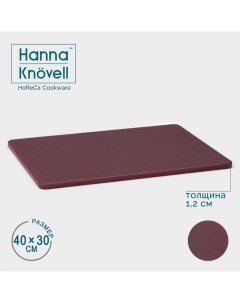 Доска профессиональная разделочная 40 30 1 2 см цвет коричневый Hanna knövell